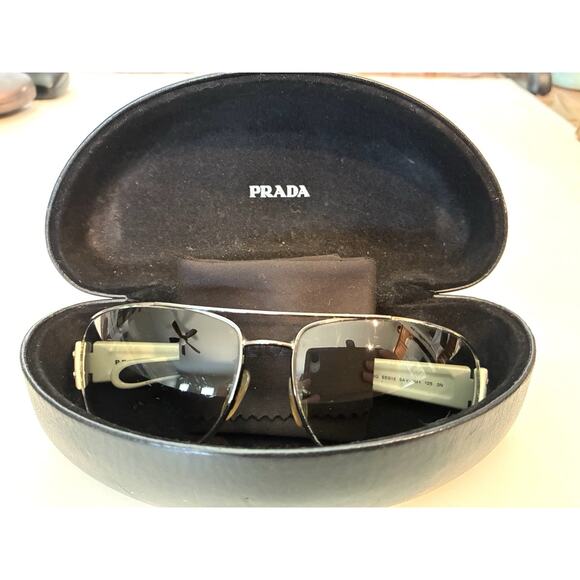 Y2K Prada Linea Rossa SPS 54E Sports Oversized Pilot Sunglasses - Picture 11 of 12